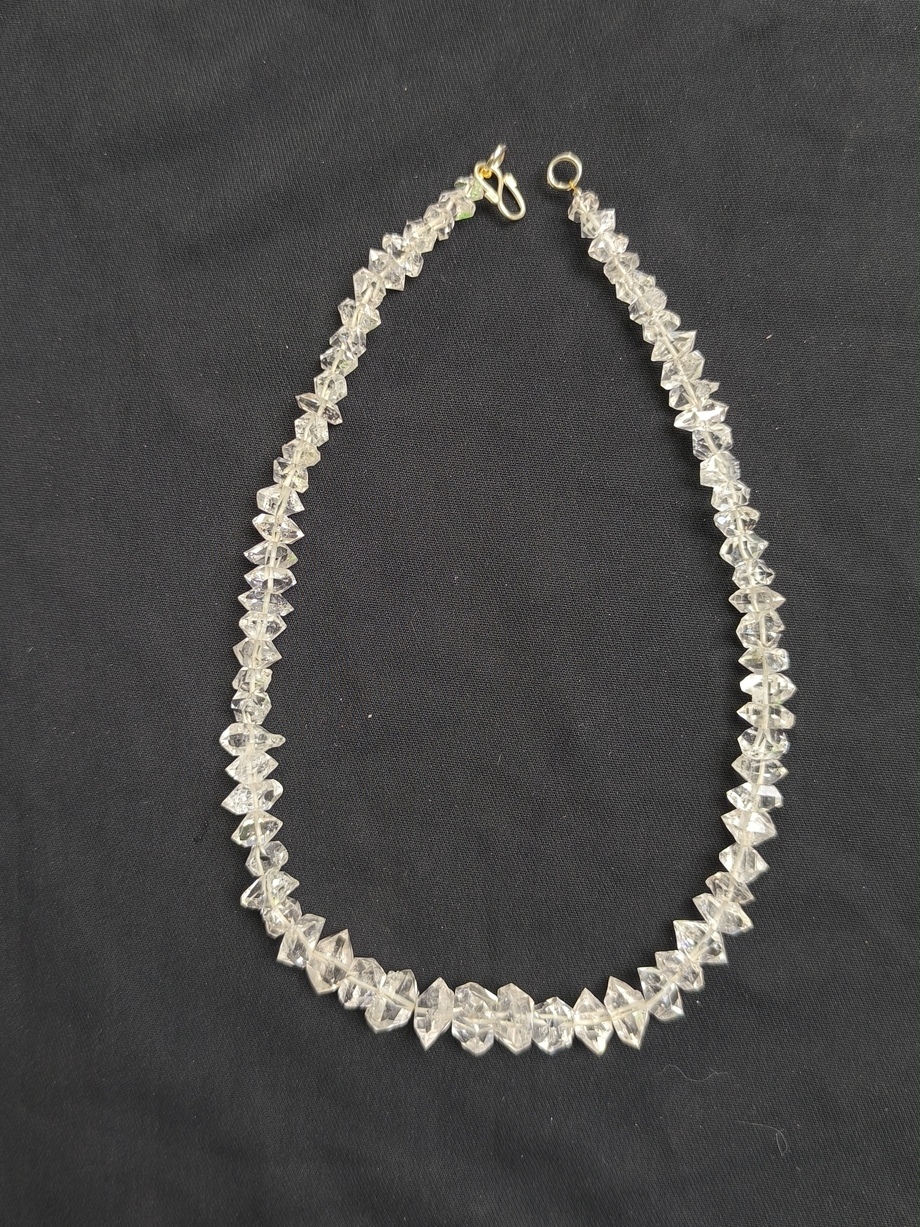 Diamond Quartz Necklace large size